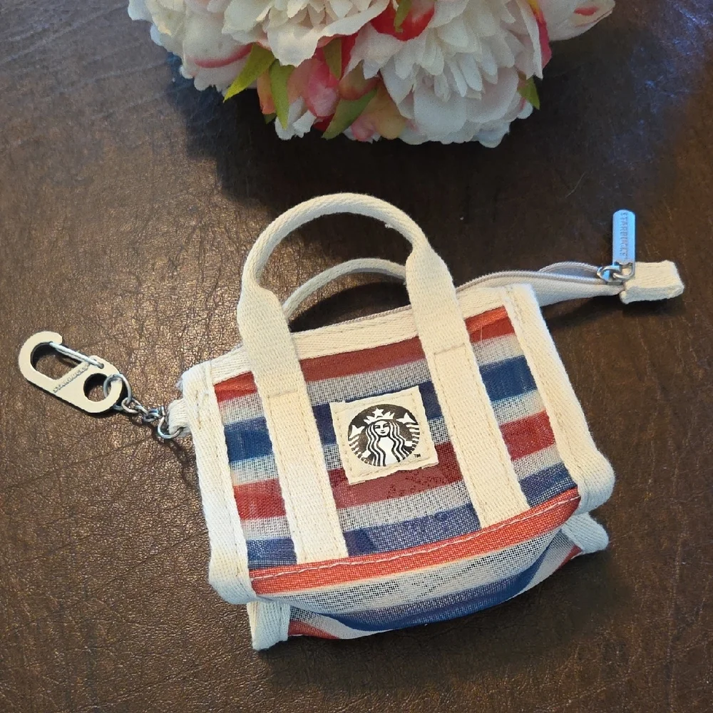 NWT - Starbucks RARE Mesh Tote + Mini Tote - Picture 7 of 13